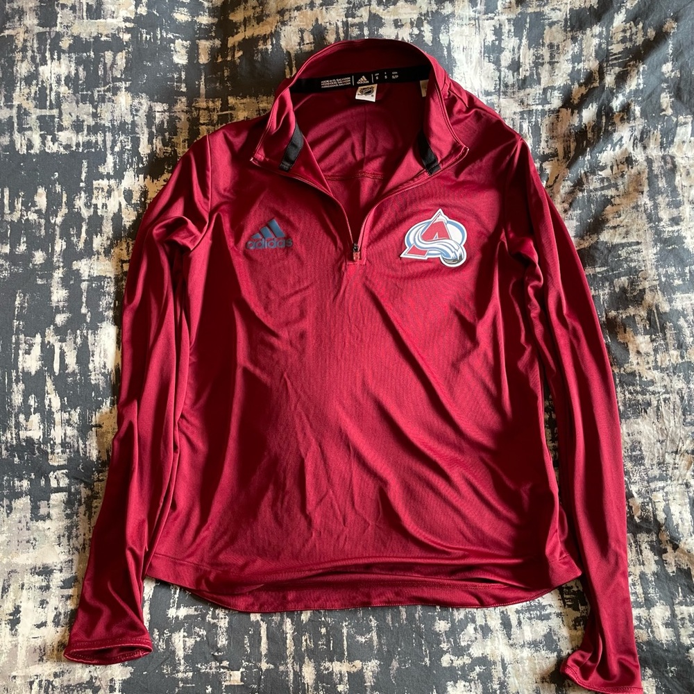 Colorado Avalanche Red S Pullover - New - Excellent Condition